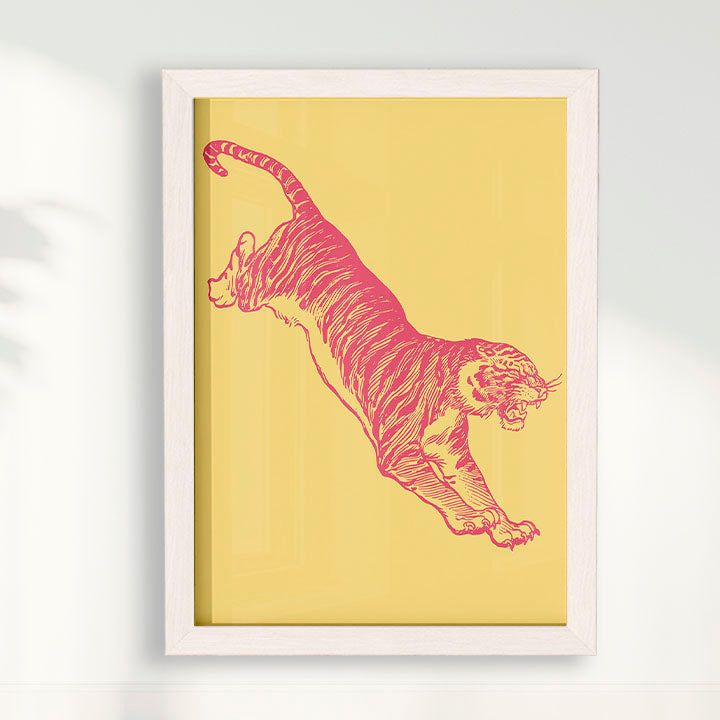 Quadro Tiger Yellow