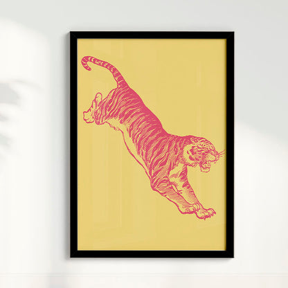 Quadro Tiger Yellow