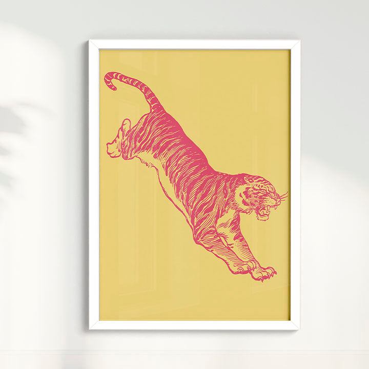Quadro Tiger Yellow
