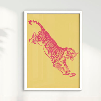 Quadro Tiger Yellow