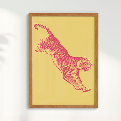 Quadro Tiger Yellow