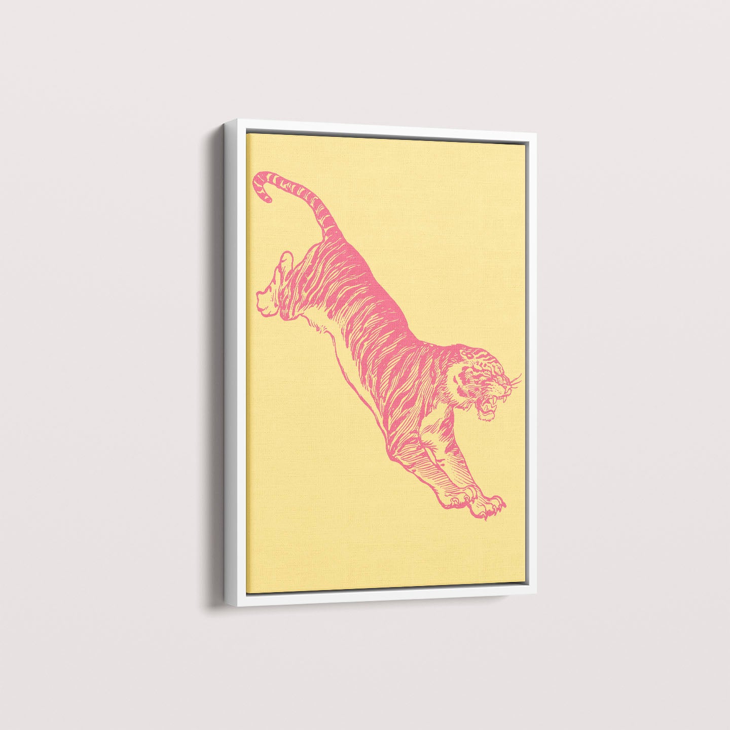 Quadro Tiger Yellow