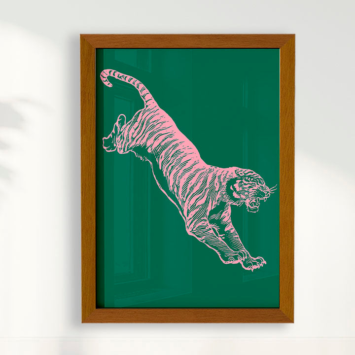 Quadro Tiger - Green