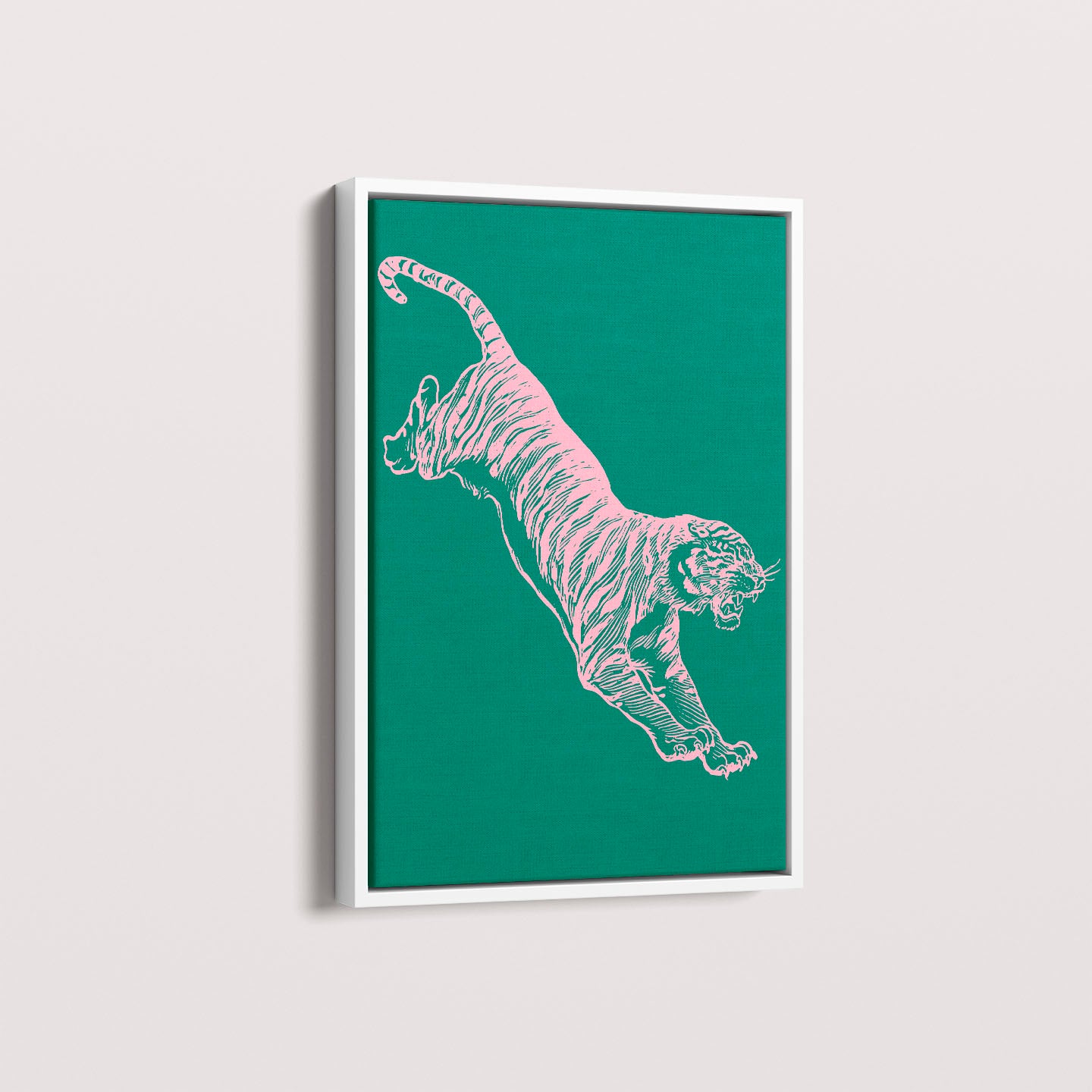 Quadro Tiger - Green