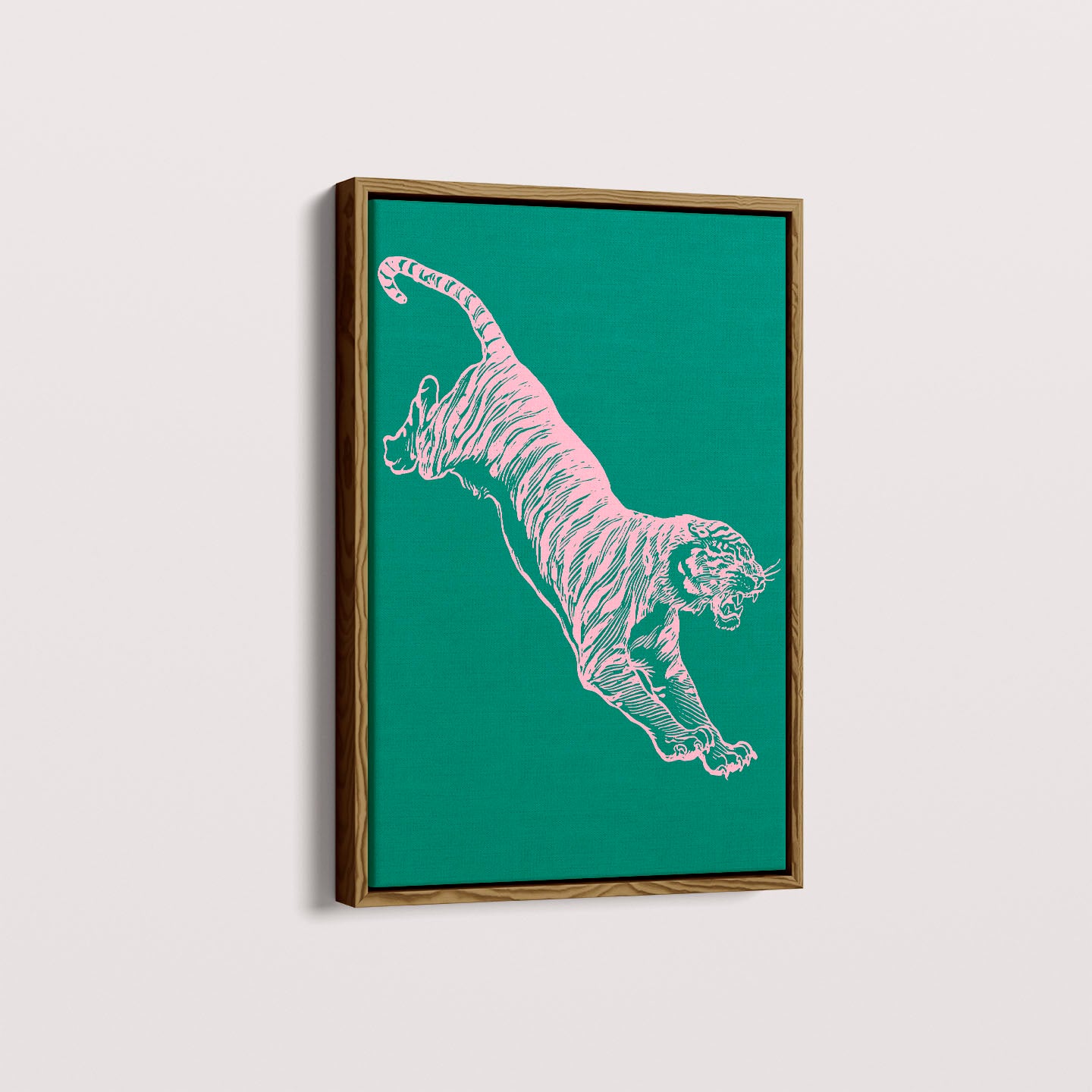 Quadro Tiger - Green