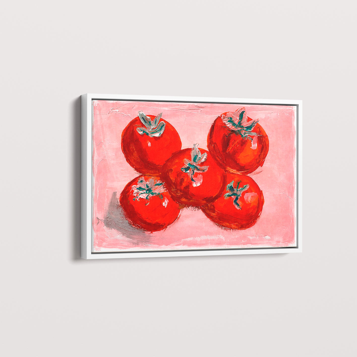 Quadro LUZ E TOMATES por Vitória Fitz