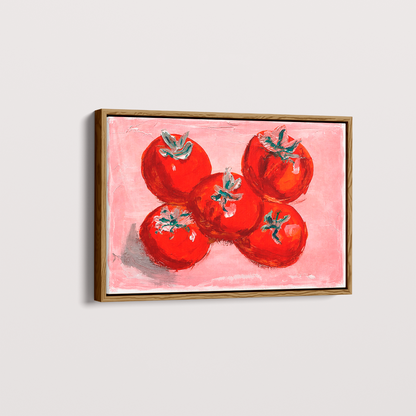 Quadro LUZ E TOMATES por Vitória Fitz