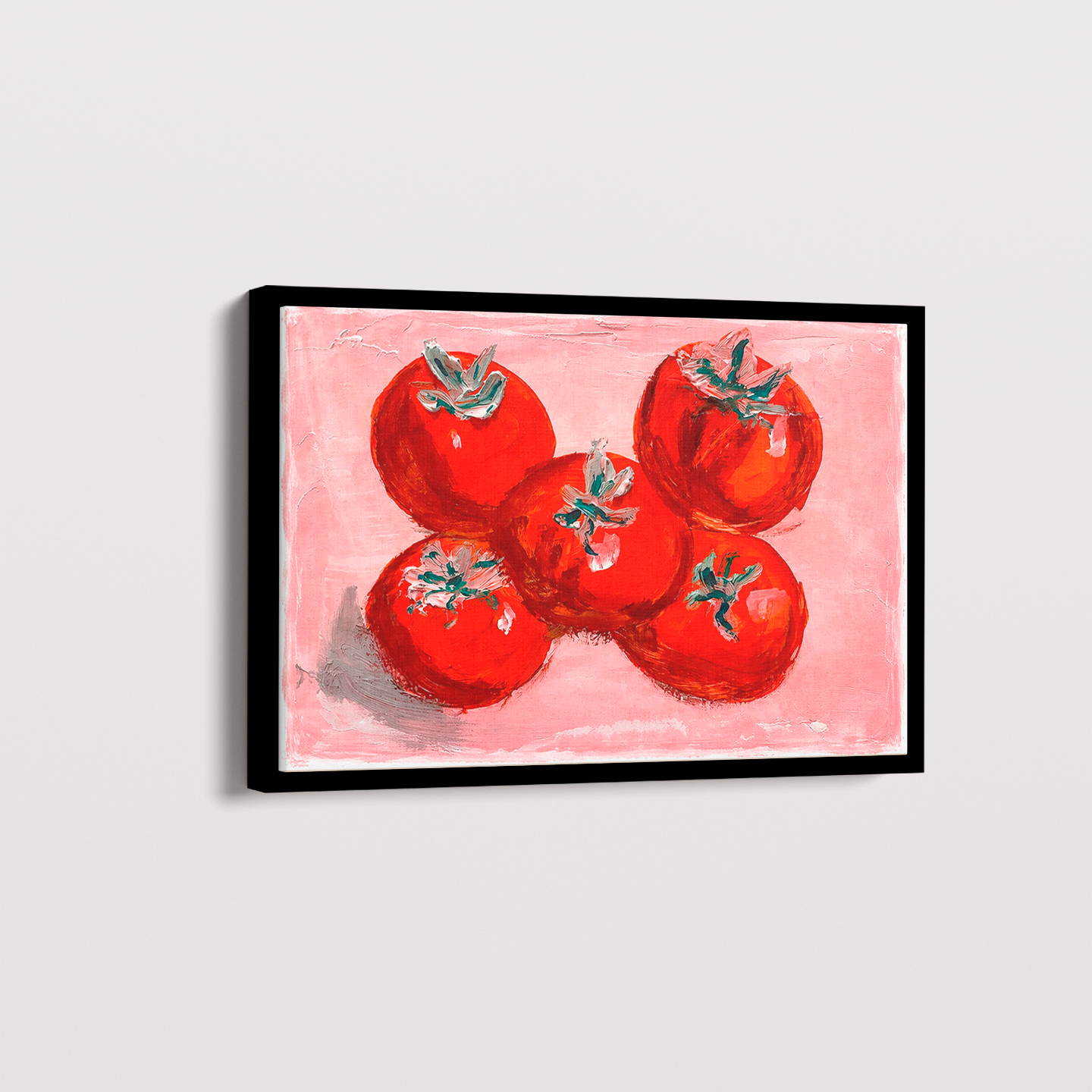 Quadro LUZ E TOMATES por Vitória Fitz