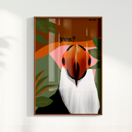 Quadro Tucano por Intui.Art
