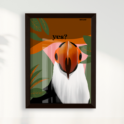 Quadro Tucano por Intui.Art