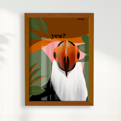 Quadro Tucano por Intui.Art
