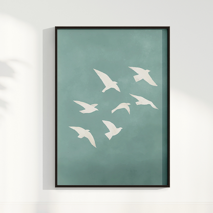 Quadro Voo Sereno por Bruna Miyuki