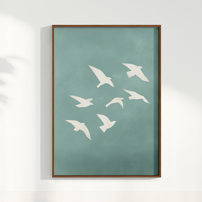 Quadro Voo Sereno por Bruna Miyuki