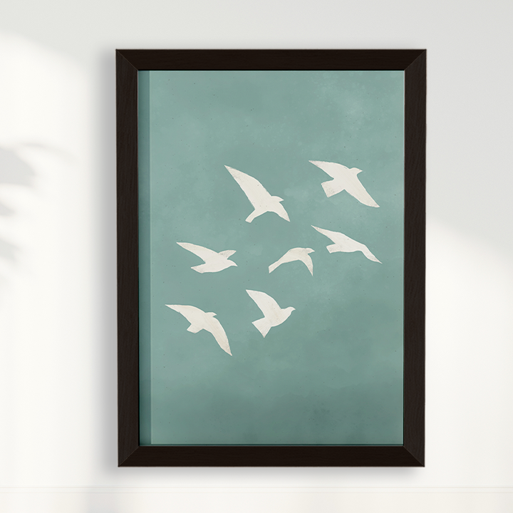 Quadro Voo Sereno por Bruna Miyuki