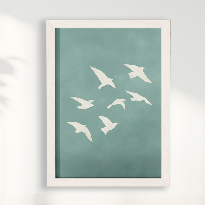 Quadro Voo Sereno por Bruna Miyuki