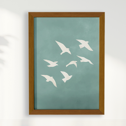 Quadro Voo Sereno por Bruna Miyuki