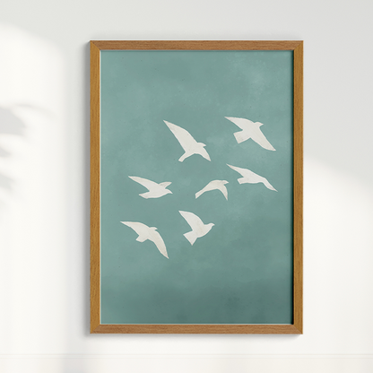 Quadro Voo Sereno por Bruna Miyuki