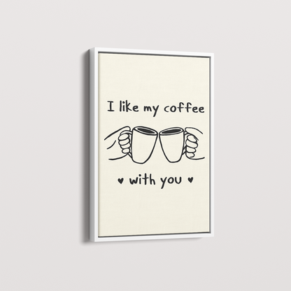 Quadro Coffee With You Bruna Miyuki