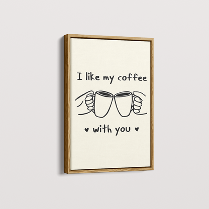 Quadro Coffee With You Bruna Miyuki