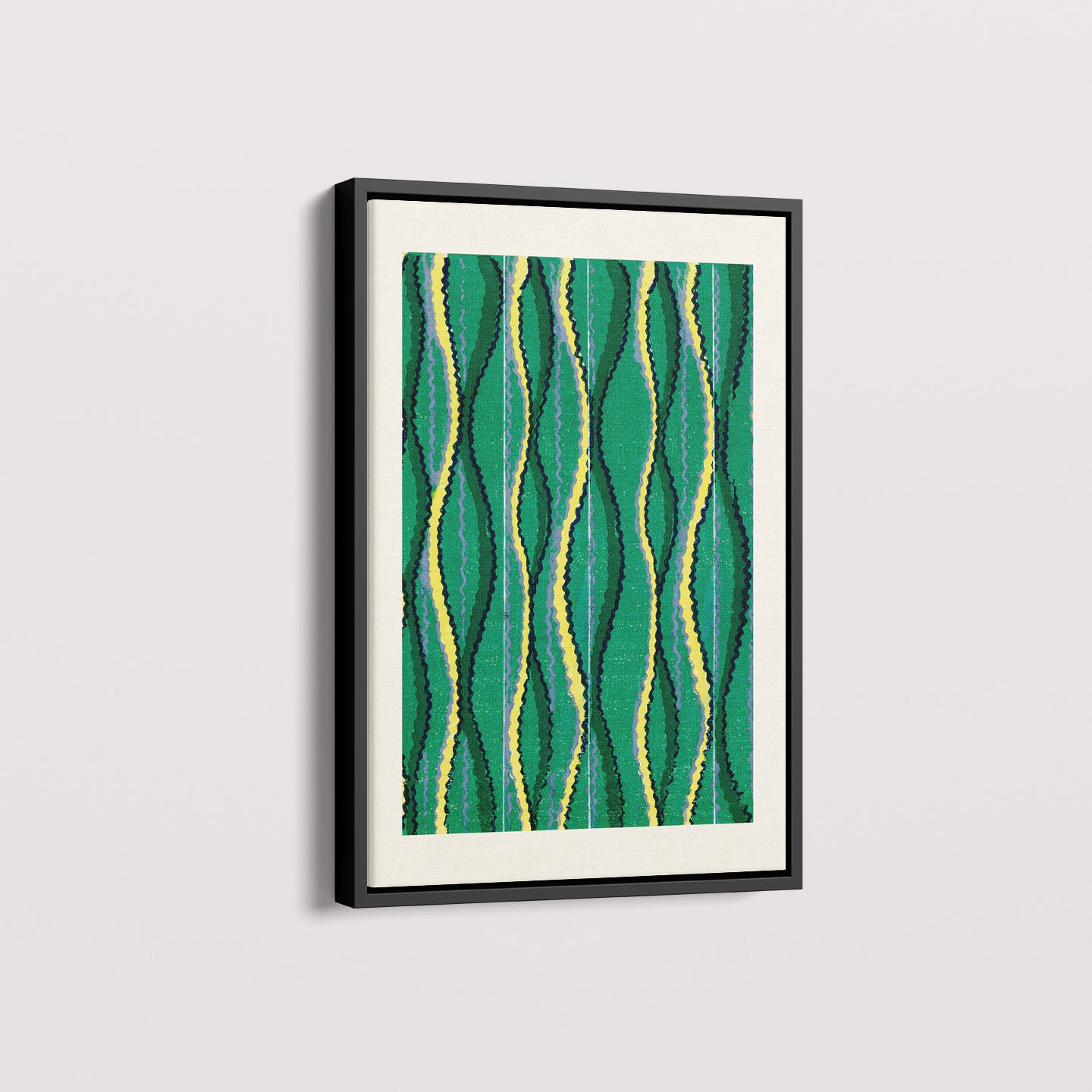 Quadro Vintage Woodblock de Furuya Korin II