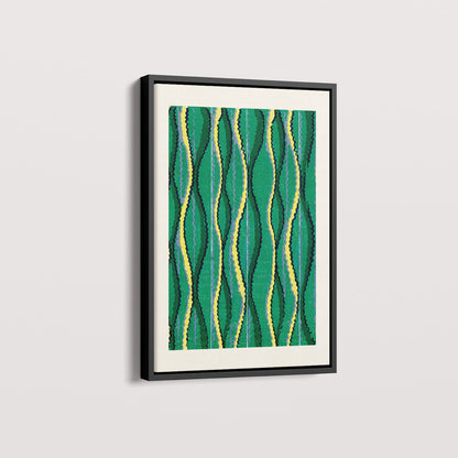 Quadro Vintage Woodblock de Furuya Korin II