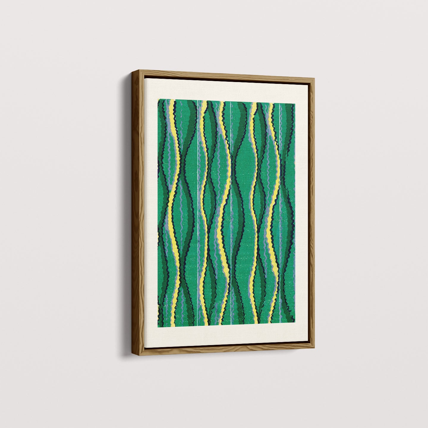 Quadro Vintage Woodblock de Furuya Korin II