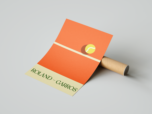 Poster Roland Garros -  A2 - Pronta Entrega