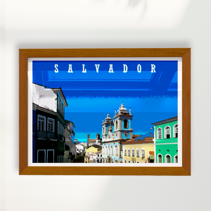 Quadro Salvador por Angus Waddacor-McConill