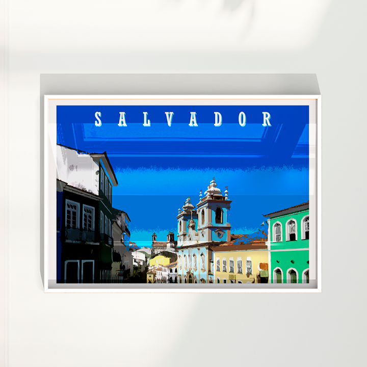 Quadro Salvador por Angus Waddacor-McConill