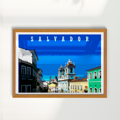 Quadro Salvador por Angus Waddacor-McConill