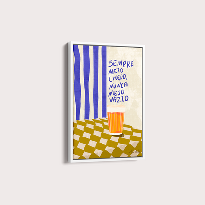 Quadro Sempre meio cheio por Elizeu Galvão