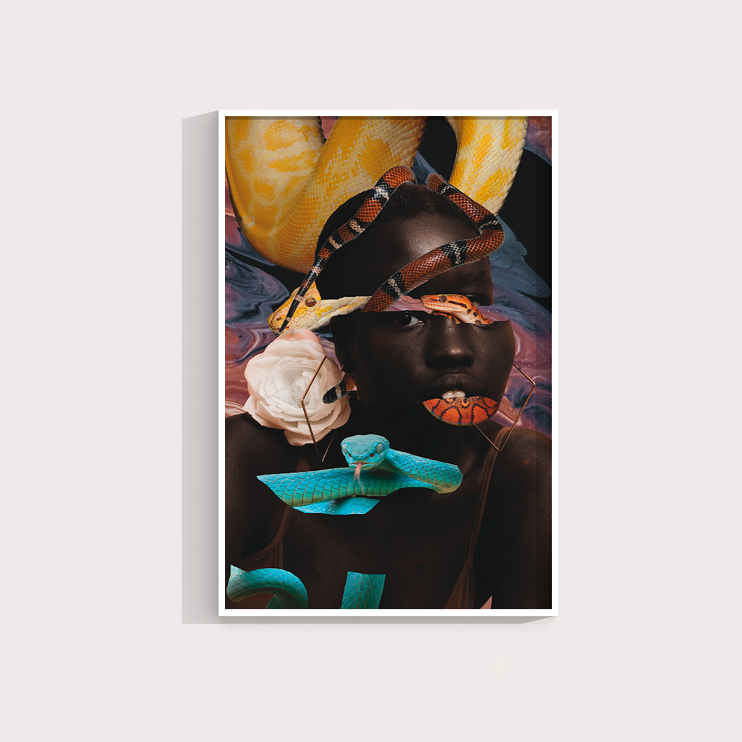 Snake Glitch por Bruna Carolina - LARTESTUDIO