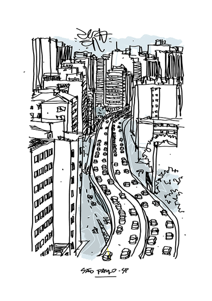 Quadro São Paulo por Samuel Choer