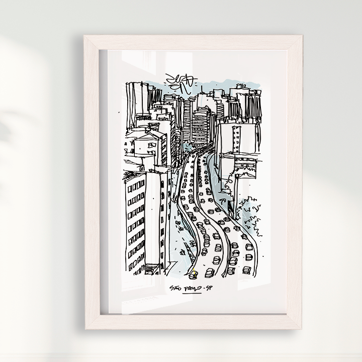 Quadro São Paulo por Samuel Choer