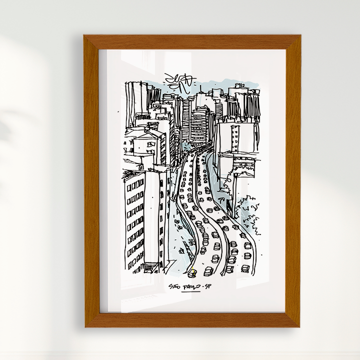 Quadro São Paulo por Samuel Choer