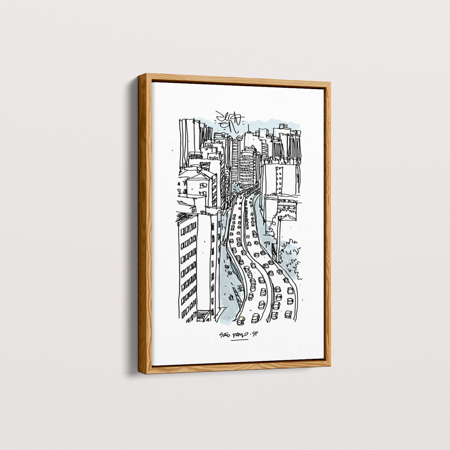 Quadro São Paulo por Samuel Choer