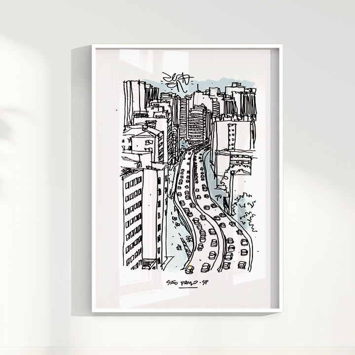 Quadro São Paulo por Samuel Choer