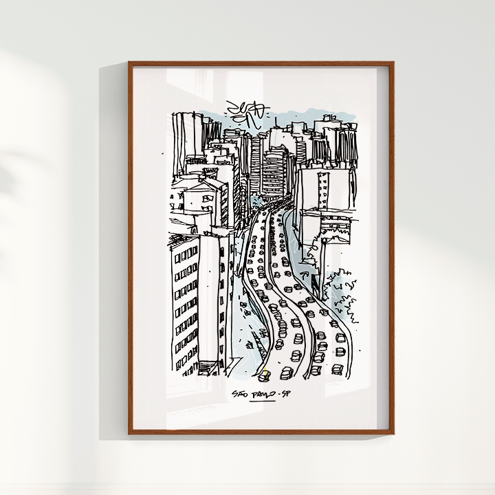 Quadro São Paulo por Samuel Choer