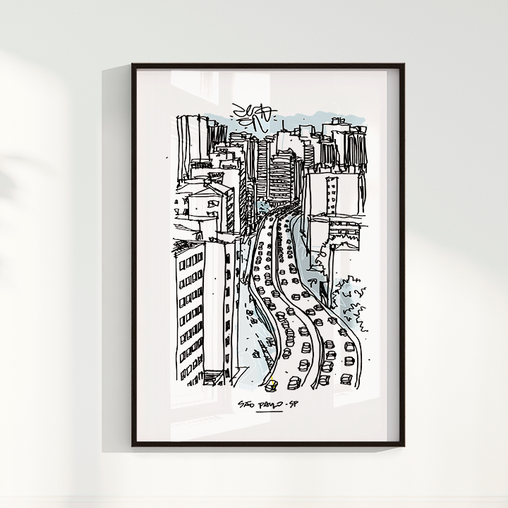 Quadro São Paulo por Samuel Choer