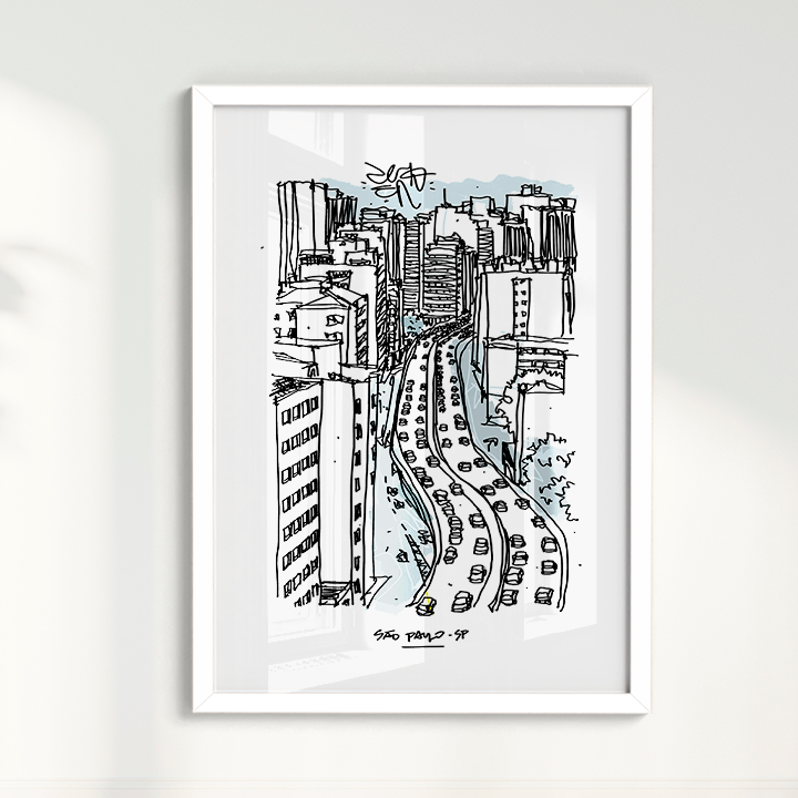 Quadro São Paulo por Samuel Choer