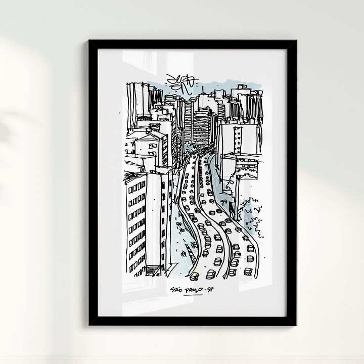 Quadro São Paulo por Samuel Choer