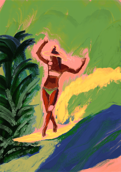 Quadro Surf II Heloisa Camargo