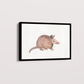 Quadro Tatu por Rayana Karoline