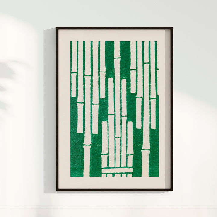 Quadro Vintage Woodblock print Furuya Korin