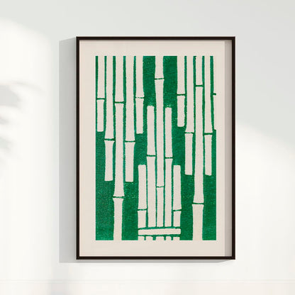 Quadro Vintage Woodblock print Furuya Korin