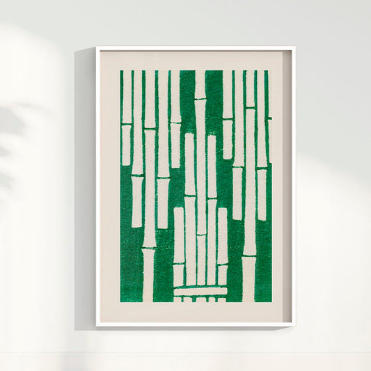 Quadro Vintage Woodblock print Furuya Korin