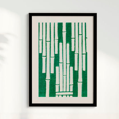 Quadro Vintage Woodblock print Furuya Korin