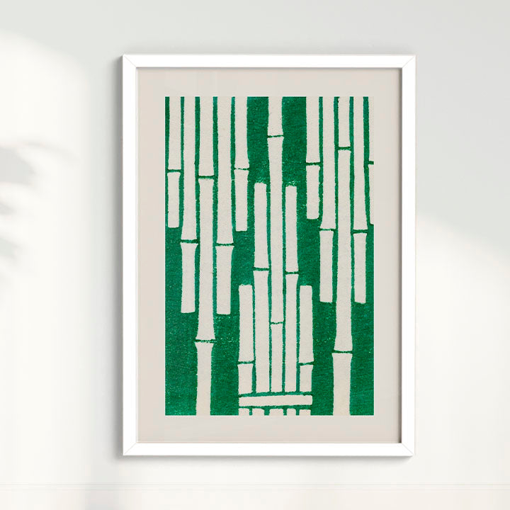 Quadro Vintage Woodblock print Furuya Korin
