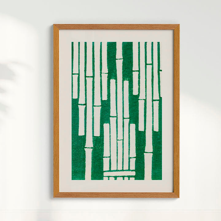 Quadro Vintage Woodblock print Furuya Korin