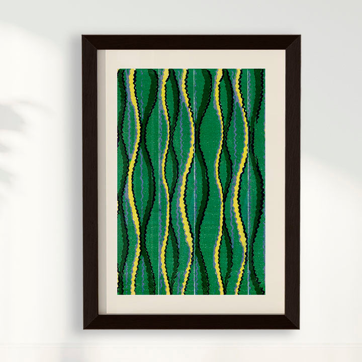Quadro Vintage Woodblock de Furuya Korin II